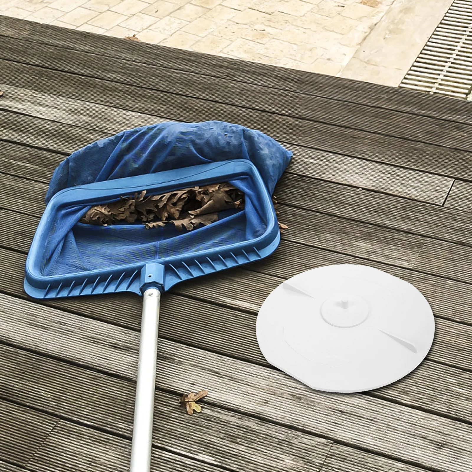 

1pc Skimmer Cover Lid Skimmer Lid Replacement Abs Material Replacement Deck Spa Fits Most Models Enhances Filtration Efficiency