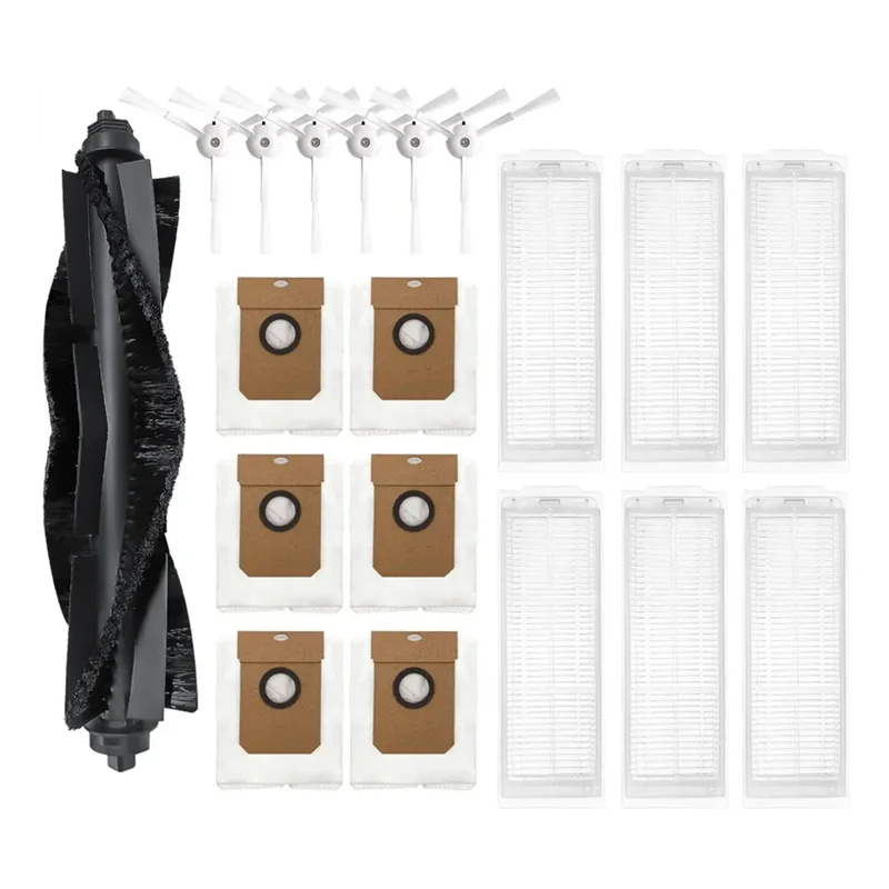 ل Viomi ألفا 3 برو / VXVC26 جهاز آلي لتنظيف الأتربة الأسطوانة الجانب فرشاة فلتر Hepa كيس لجميع الغبار استبدال أجزاء-AA80