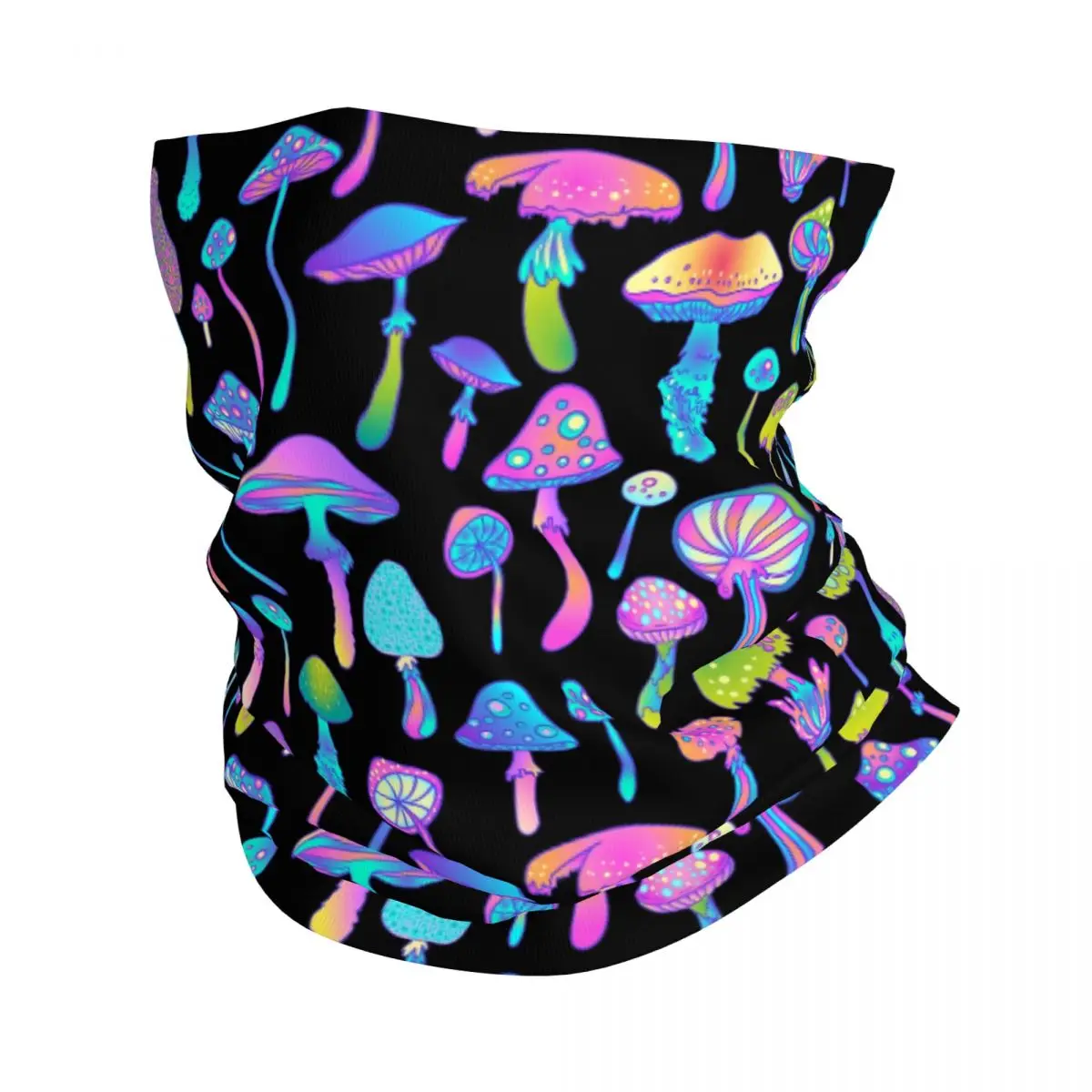 

Бандана на заказ с психоделическими волшебными грибами, гетры для пеших прогулок, езды на велосипеде, женский и мужской шарф, Балаклава, теплая