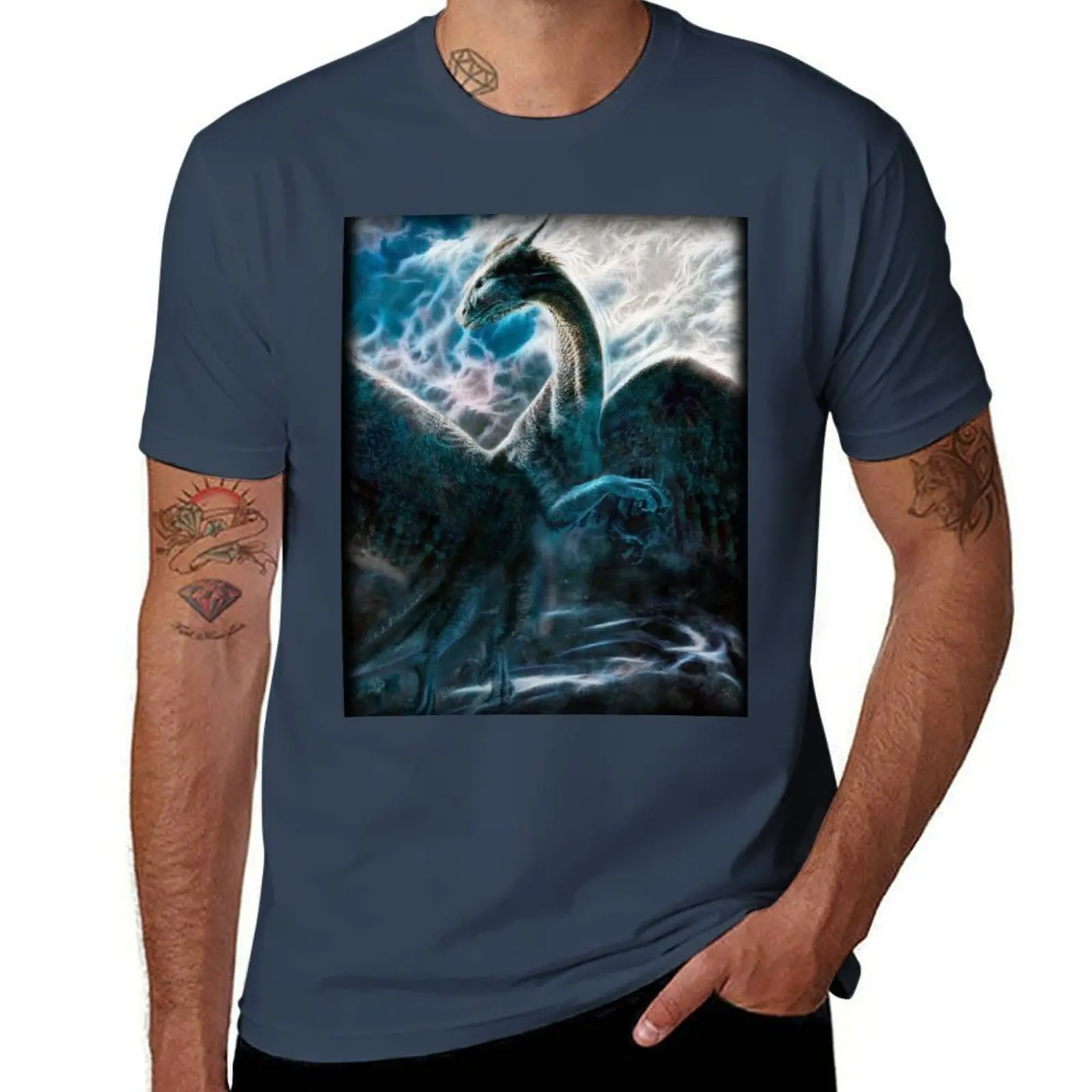 

Saphira The Dragon From The Hit Eragon Movie T-Shirt Casual Street Style Short Sleeve Tee