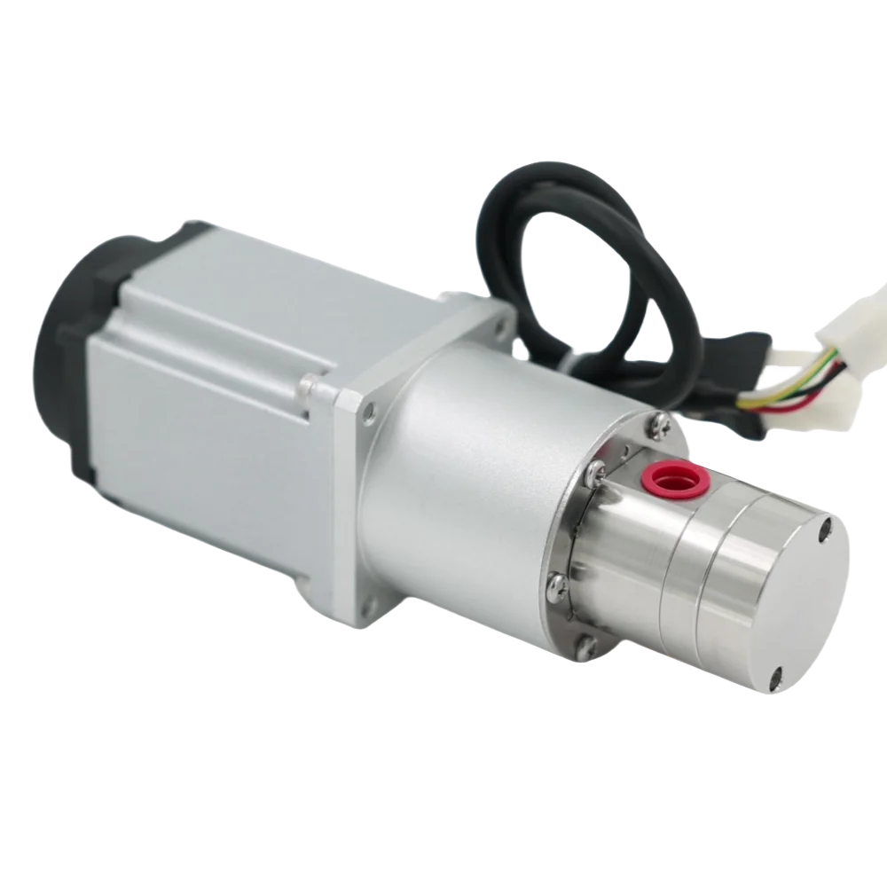 مضخة تروس مغناطيسية من الفولاذ المقاوم للصدأ مباشرة من المصنع لتعليب حمض الماء غير النبضي للتصنيع