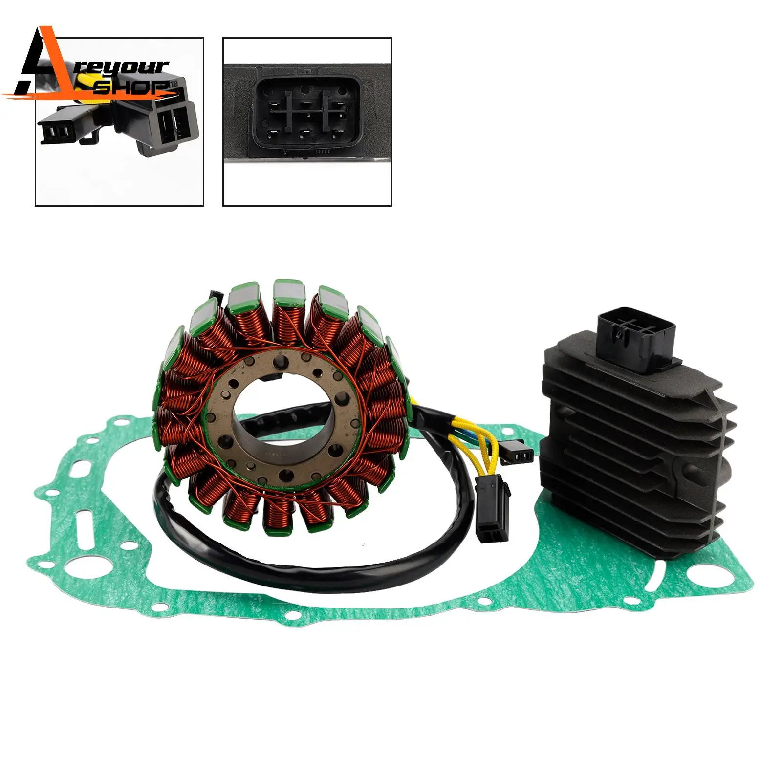 

Комплект прокладок выпрямителя статора для Suzuki AN250 AN400 Burgman S 2003 2004 2005 2006