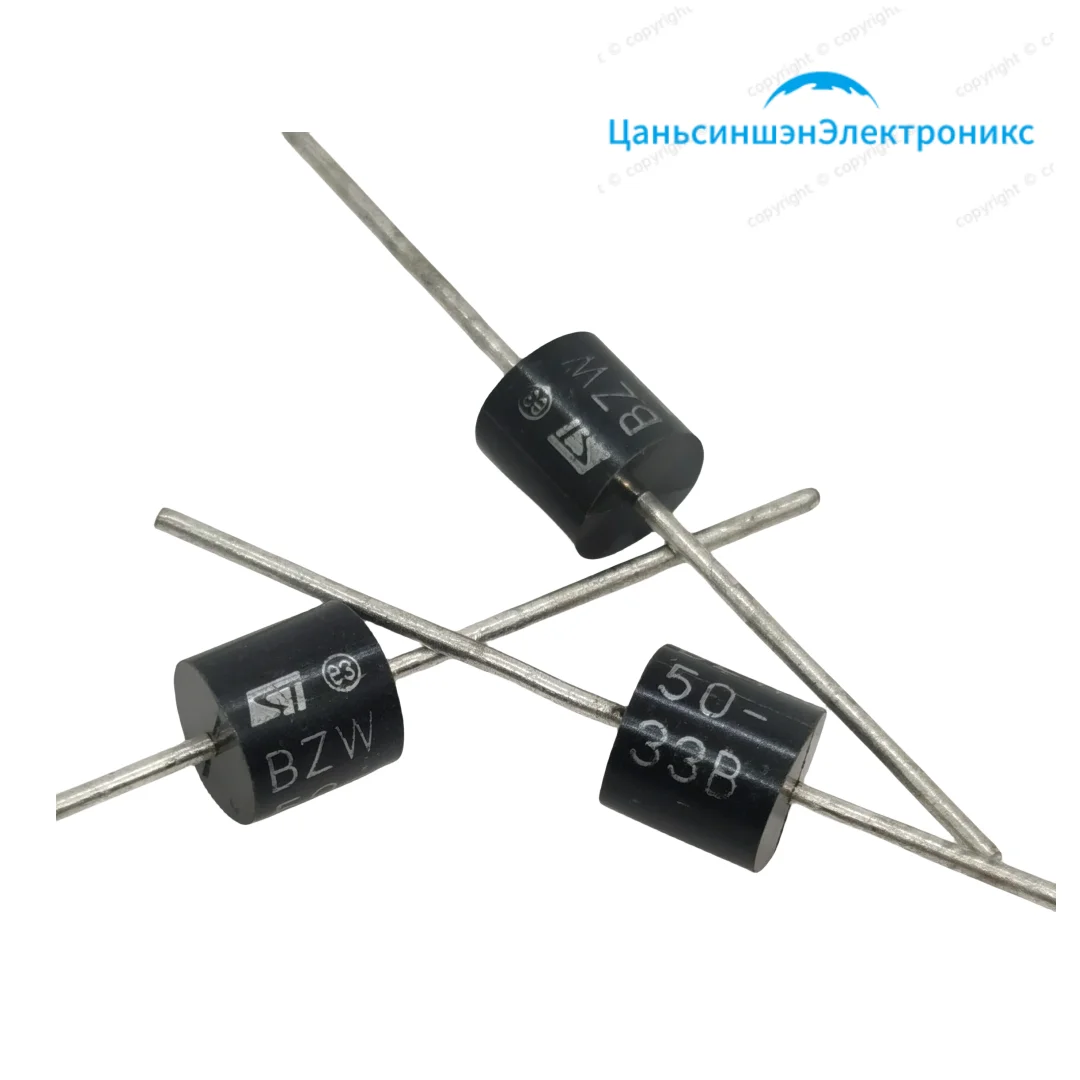 5PCS  BZW50-33B In-line TVS Transient Voltage Suppression Diode in R-6 package