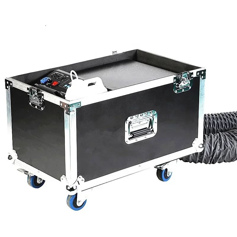 Hot selling stage fog 3000w Double-head haze machine Hazer DMX bar club Smog dry ice Maker Dry Ice Making Wedding Party low view 6