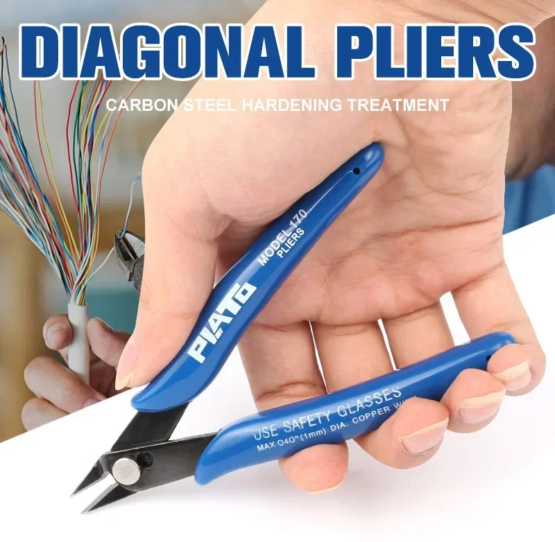 Flush Metal Side Cutter Precision Shear Mini Nose Cutting Plier Electrical Wire Cutters Snips Pliers Tool Mini Cutters