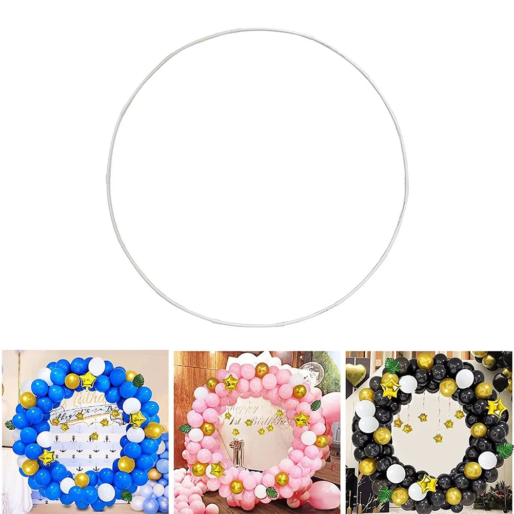 

Balloon Ring Balloons Tropical Arch Stand Wedding Arches for Ceremony Round Circle Frame Plastic Kit