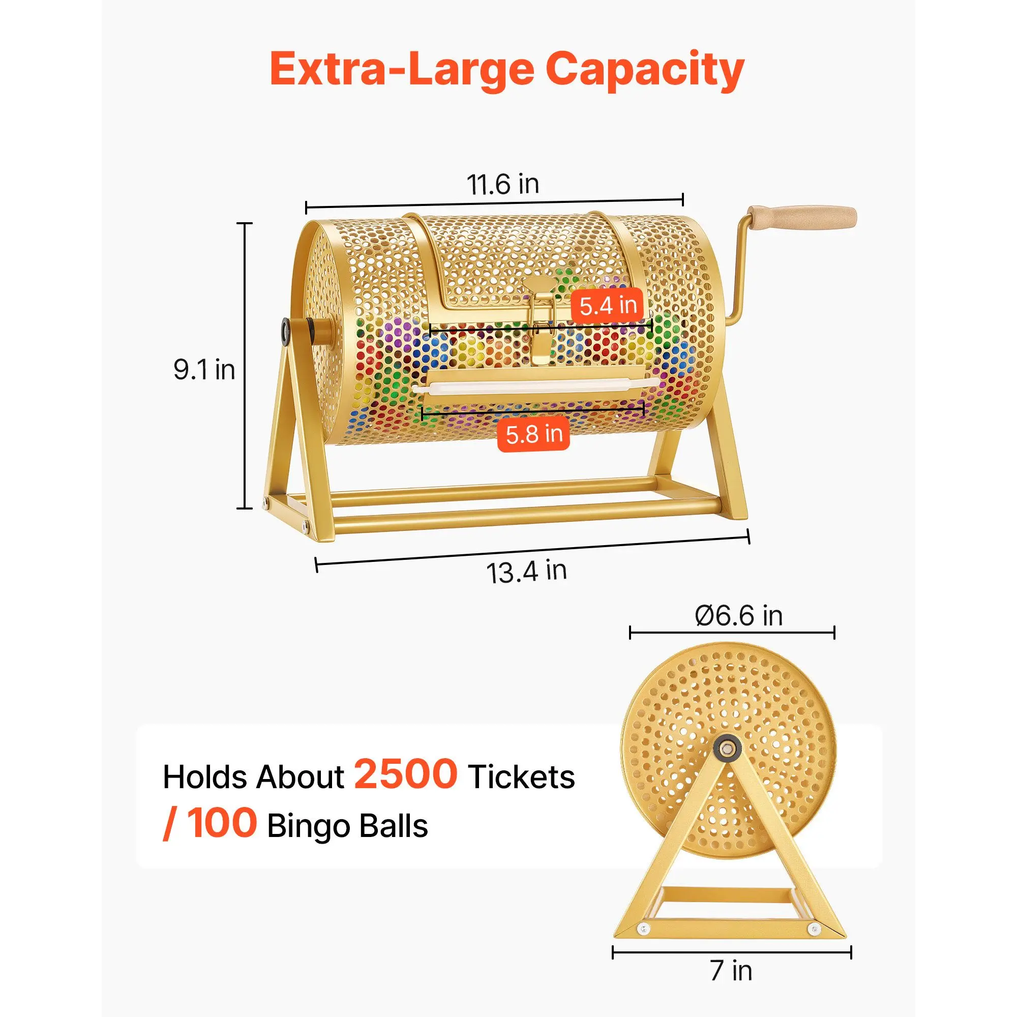 Raffle Ticket Spinner, 11.6