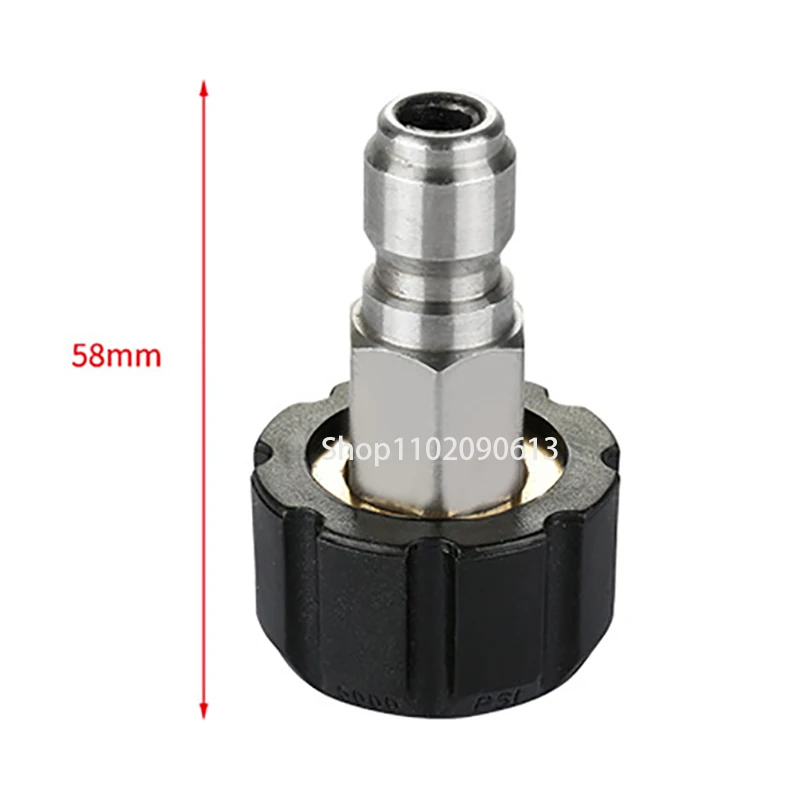 Metrischer m22 14mm/15mm Schwenk adapter mit 3/8 Zoll Schnell kupplung und 3/8 "Trenn befestigung mit m22 Theard für Hochdruck reiniger