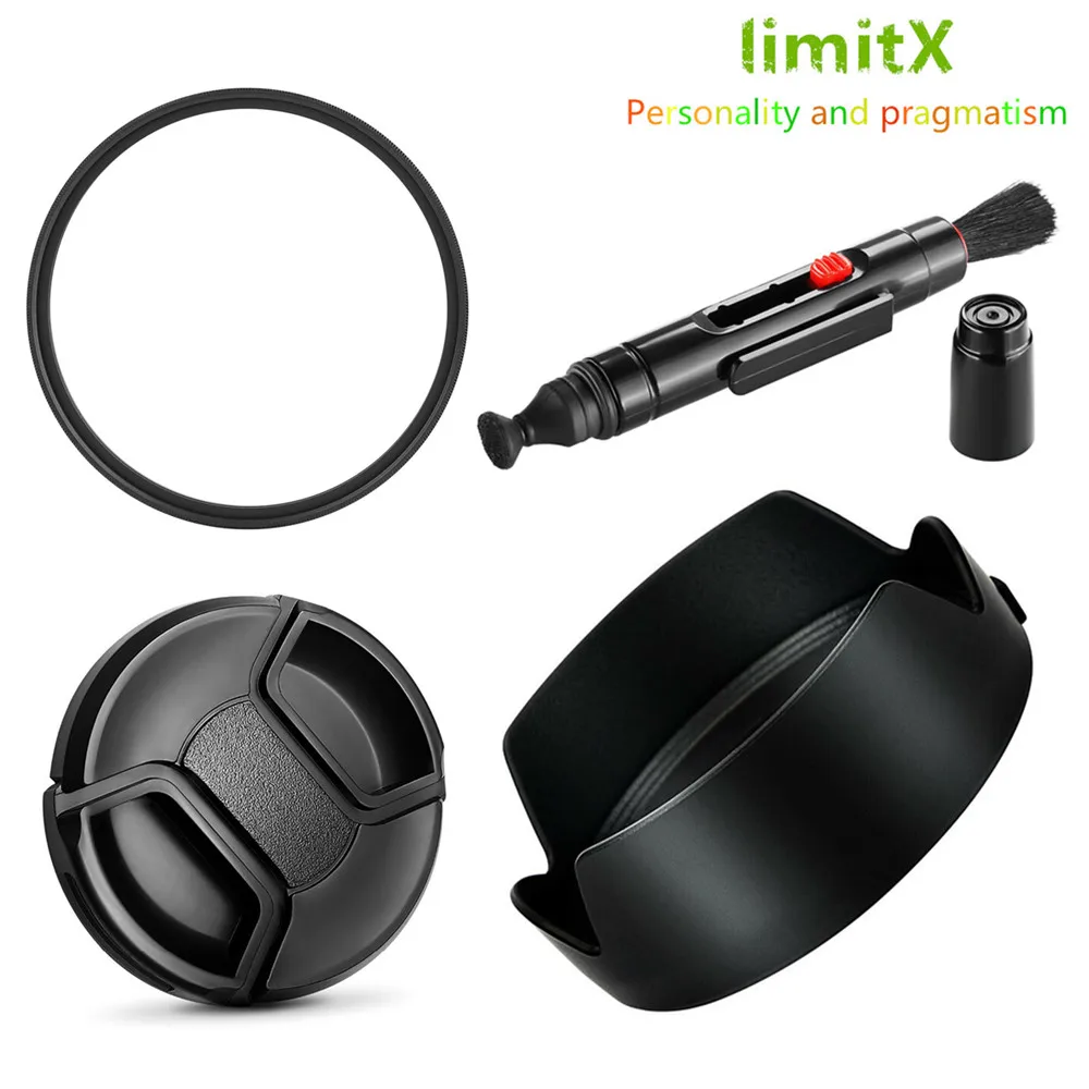 EW65C حربة عدسة هود البتلة UV تصفية غطاء تنظيف القلم لكانون RF 16 مللي متر f/2.8 STM عدسة على EOS R RP R5 R6 R7 R8 R10 R50 EW-65C