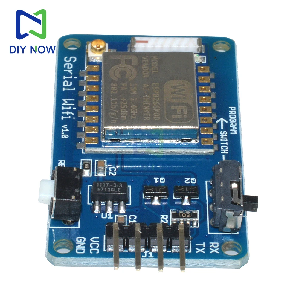 ESP8266 Serial Port โมดูล WIFI V1.0 ออนบอร์ด 3.3V LDO ไร้สาย ESP-07 Serial Port Transceiver โมดูล
