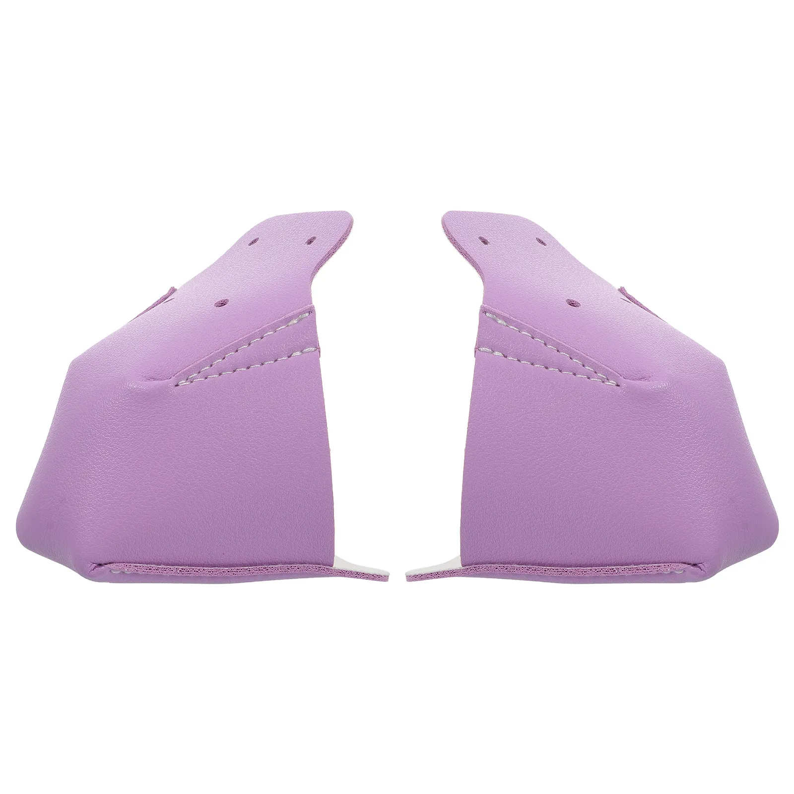 1 Par de Protectores de Puntera para Patines, Cubiertas de Puntera para Patines de Ruedas, Funda Protectora Delantera Reemplazable con 4 Orificios de Fijación