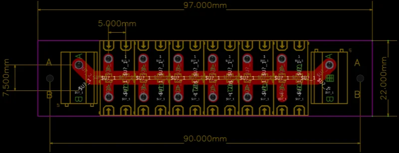 Positiv- und Negativ-Klemmenadapterplatine, 5,0/7,5-mm-Abstand Klemmenblock-Adapterplatine, lötfreie Testplatine PCB – Detail 5