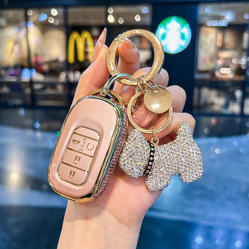 

Keycase for Honda Civic car key bag key Shell Key decoration car interior car accessories car key tools