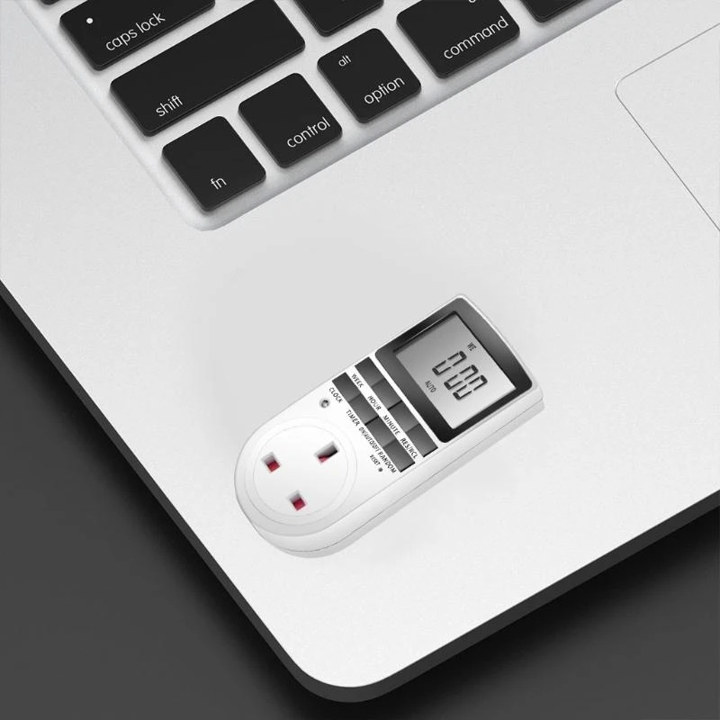 Electronic Digital Timer Switch 24 Hour Cyclic UK US Plug Kitchen Timer high quality