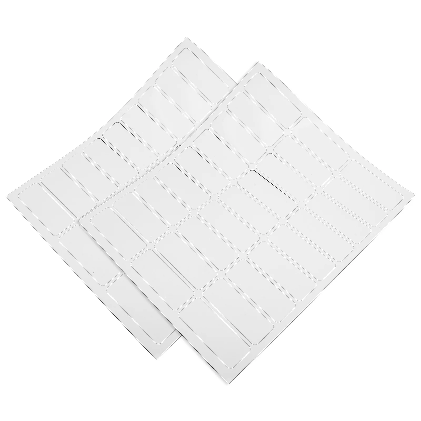 54 pçs fita de nome magnético etiquetas de geladeira etiquetas de quadro branco em branco para notas pegajosas ímãs sala de aula quadro branco doméstico