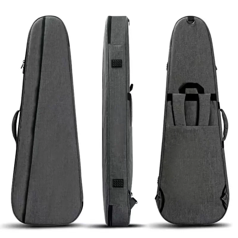 Full‑size Padded Electric Guitar Gig Bag Waterproof Portable Oxford Double‑shoulder Soft Carry Bag With Pocket
