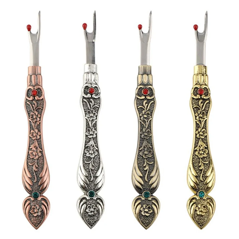 Vintage Stainless Steel Seam Ripper Stitch Unpicker Cross Stitch Sewing Thread Remover Needlework DIY Jewelry Craft Cutting Tool