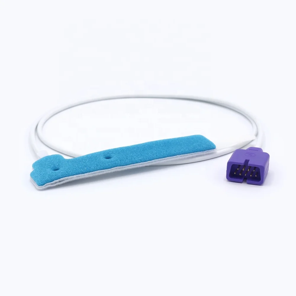 Nellcorrs Compatible with OXIMX Blue Foam Newborn/Adult Disposable Spo2 Sensor 9Pin