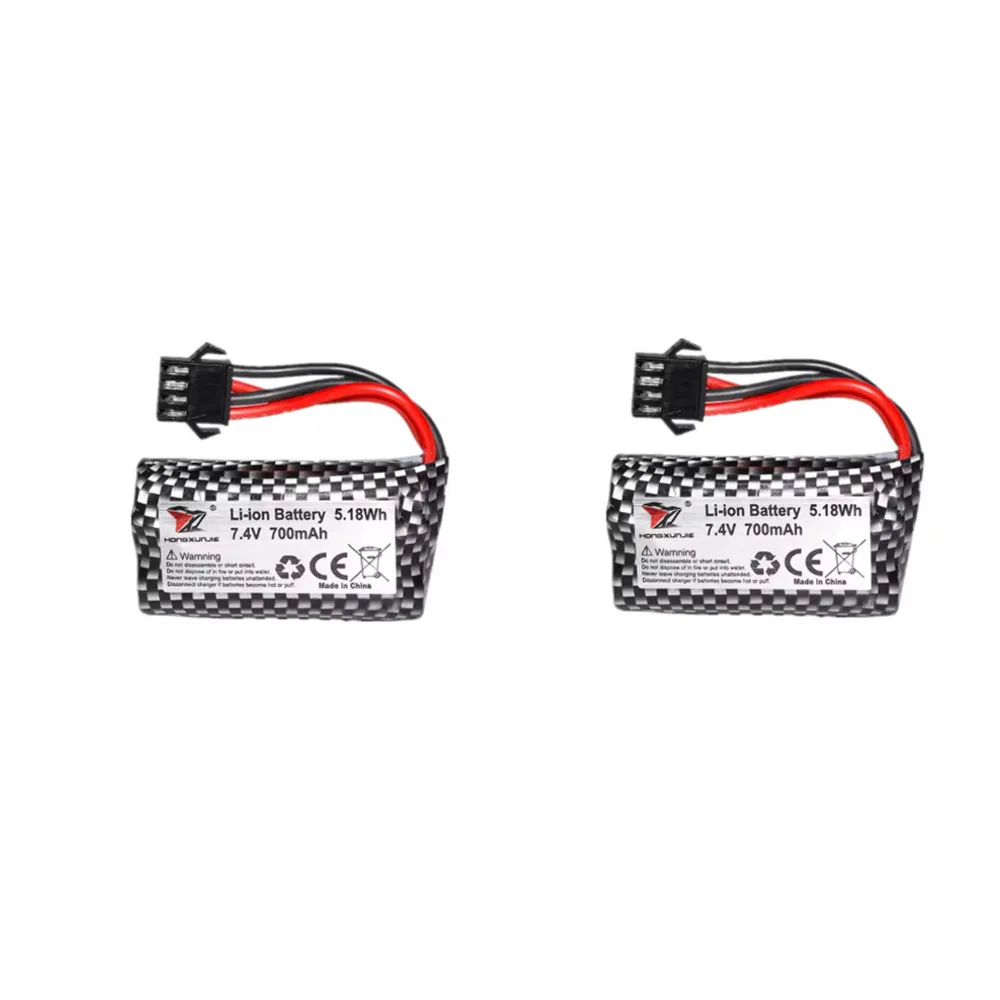 HJ822 RC Boat Original Accessories HJ822 Battery SM-4P Plug 7.4v 700mAh HJ822 Spare Parts