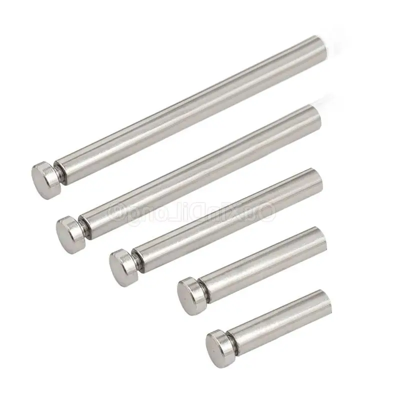 100PCS Sign Standoffs Signage Holder Brackets for Posters Desktop Acrylic Picture Frame Mirrors Advertising Screws Nail GF1471