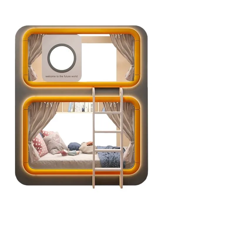 

Children High and Low Mother and Child Beds Bunk Beds Up and Down Same Width Upper and Lower Bunk Beds Castle