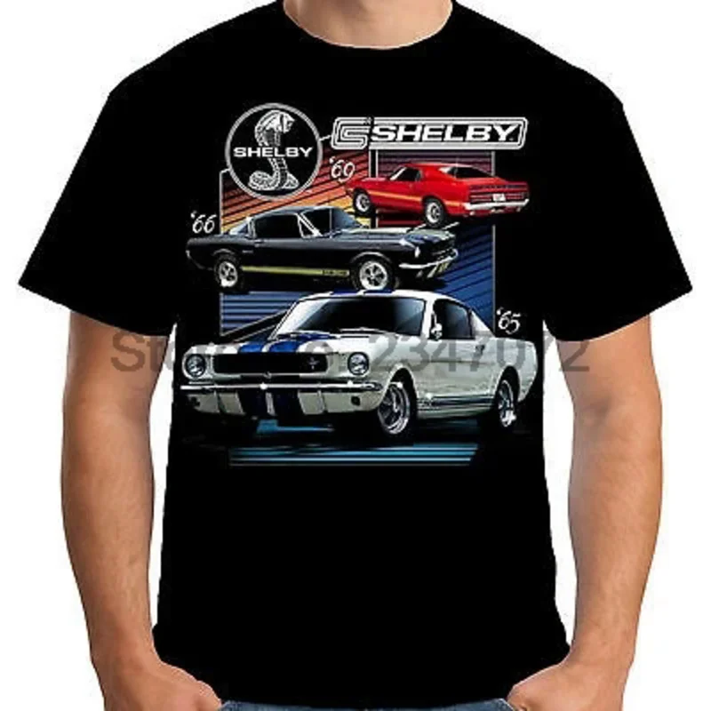 Mens T-licensed Shelby cars muscle GT350 brand tshirt new cotton tee-shirt