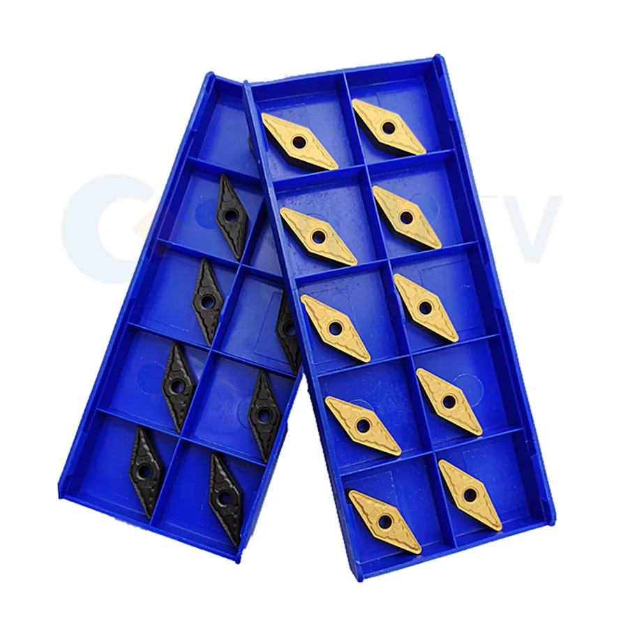 VNMG160404/160408/160412-PM YBC251 YBC252 High-quality CNC Lathe Turning Tool Carbide Inserts Double Sided Use Rhombus Tip Knife