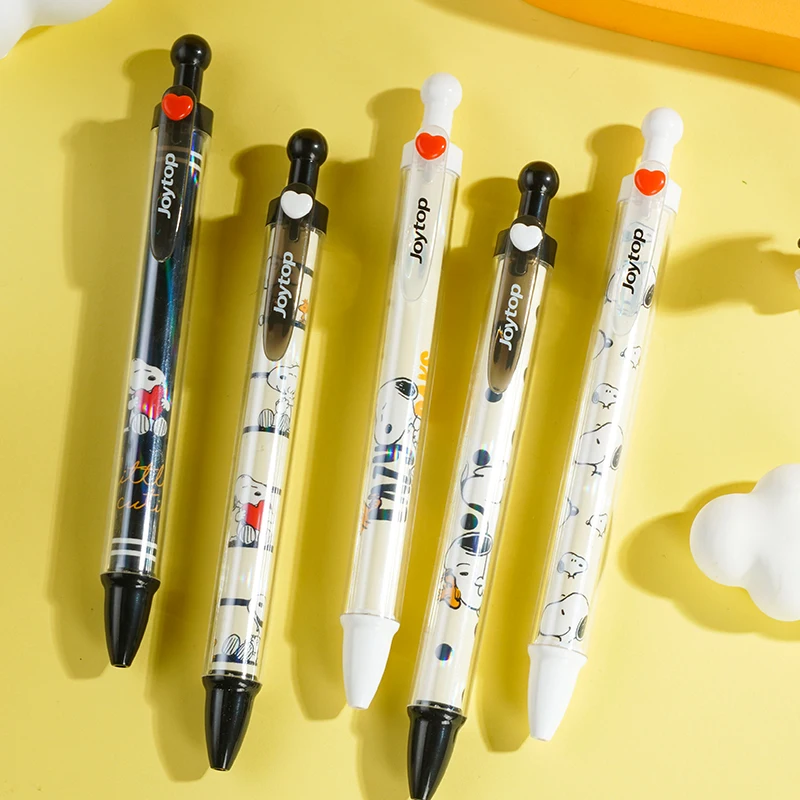 スノッピーブラックシグネチャージェルペン、ハイルック、stヘッド、速乾性と滑らか、学生へのマストギフト、5mm、0.5mm