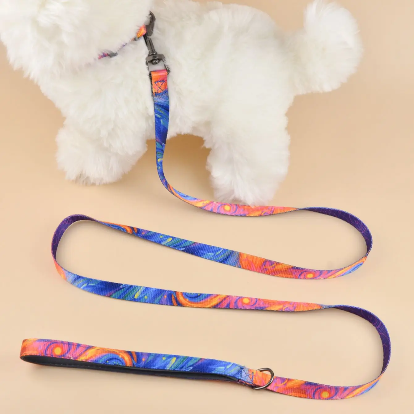 Dog Leash Printing Fantasy Pattern Colorful Pet Leash for Puppy Small Medium Large Dogs