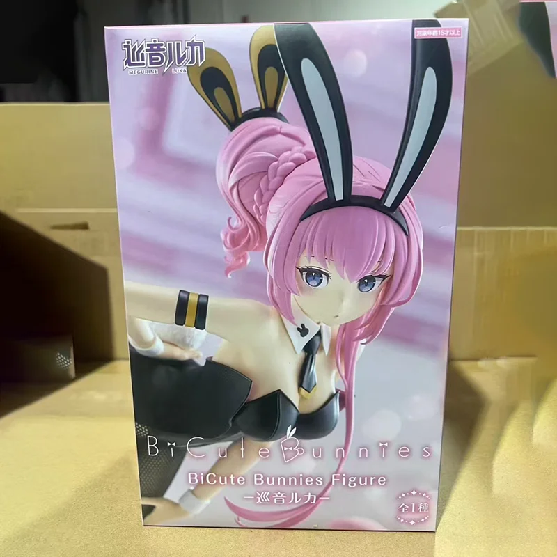 [الأصلي الأصلي في المخزون] Furyu Megurine Luka Bicute Bunnies الشكل Megurine Luka أنيمي نموذج لجسم جامع تمثال اللعب