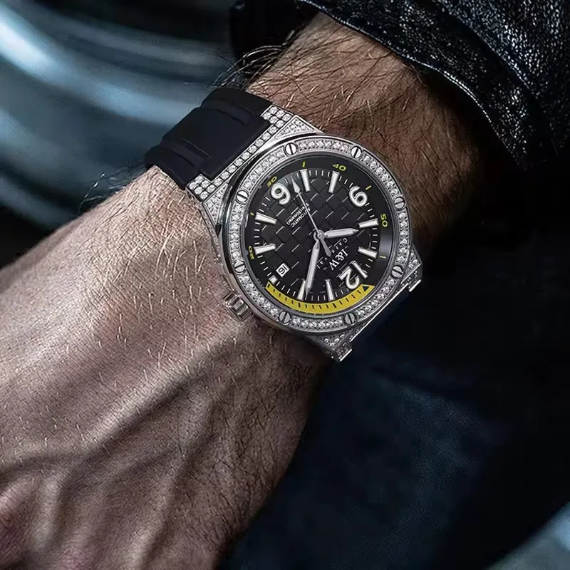 IW Carnival Mechanical Wrist Watches Elegant Accessories For Men Automatic Movement Sapphire Mirror Famous Brand  Watch Male