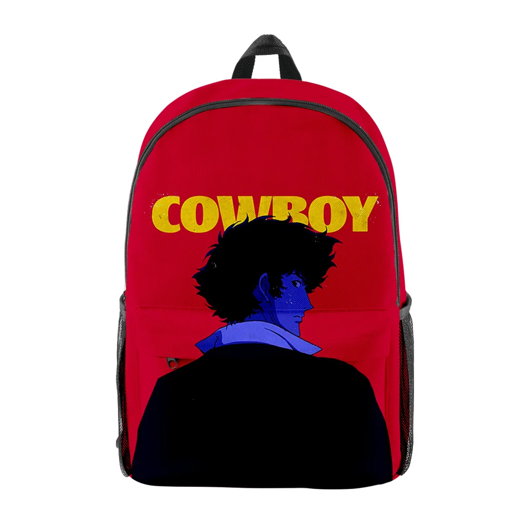 Classic Novelty cowboy bebop pupil Bookbag Notebook Backpacks 3D Print Oxford Waterproof Boys/Girls Casual Travel Backpacks