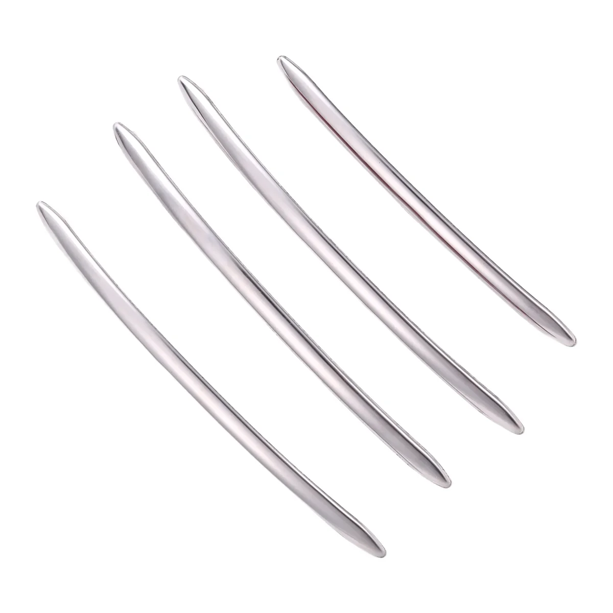 

A61E-4Pcs Chrome Stainless Steel Exterior Door Handle Molding Trim Cover Outer Doors Handle Cover for BMW 5 Series F10 F18