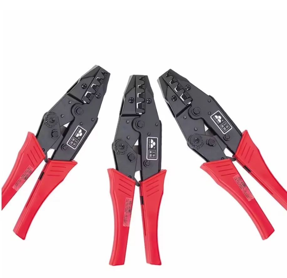 Hs-35wf 10 15 25 35mm 7-2awg Mini Crimp Pliers Multi Hand Tools Large Size Tube Bootlace Terminals Crimping Alicate 9 Inch