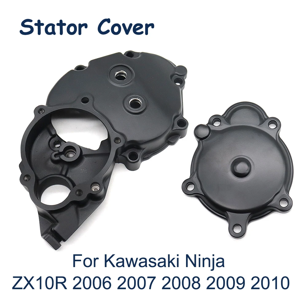 

Motorcycle Engine Stator Cover Crankcase Cover Accessories For Kawasaki Ninja ZX10R ZX 10R ZX-10R 2006 2007 2008 2009 2010