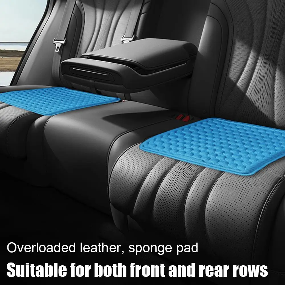 

Cooling Gel Seat Cushion Summer Cooling Seat Covers for Car Non Slip Universal Seat Pad for Long Drive Pressure Relief 3 Co T6T3