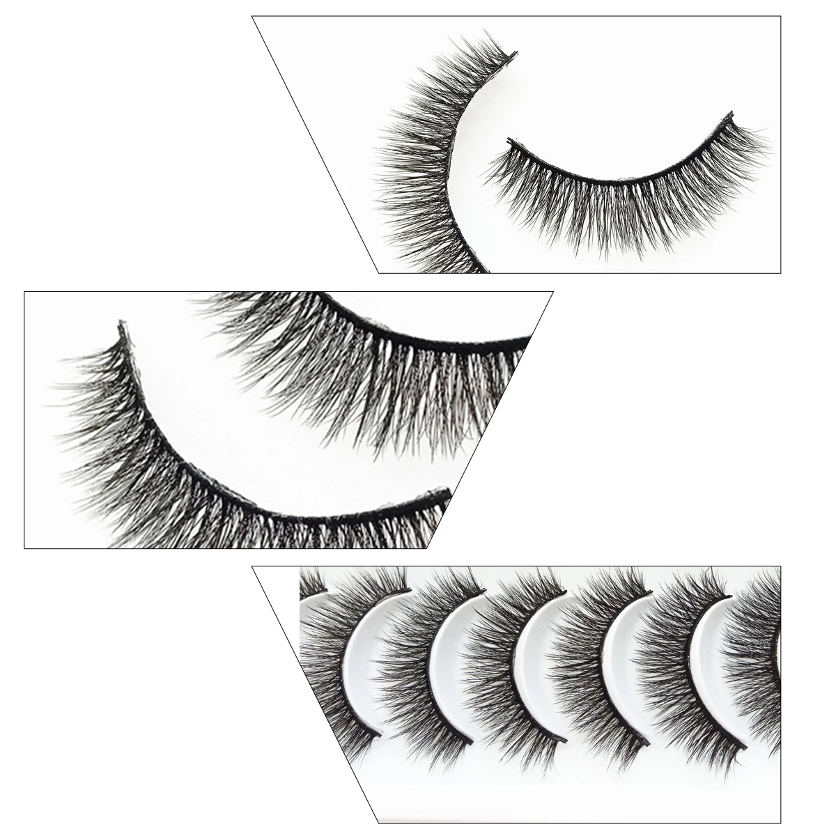 

10Pairs Natural Looking Fake Lashes Eye Makeup Decors for All Occasions Gifts Friends Eye Lashes Party Eyelashes