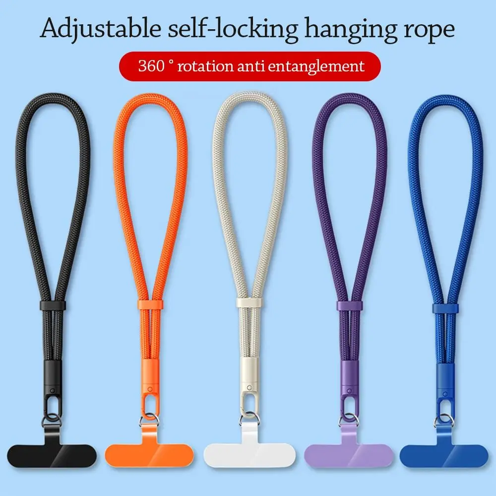 Cell Phone Accessories Adjustable Lanyard Anti-lost Short Hanging Wrist Straps Universal Woven Hanging Rope Mobile Phone