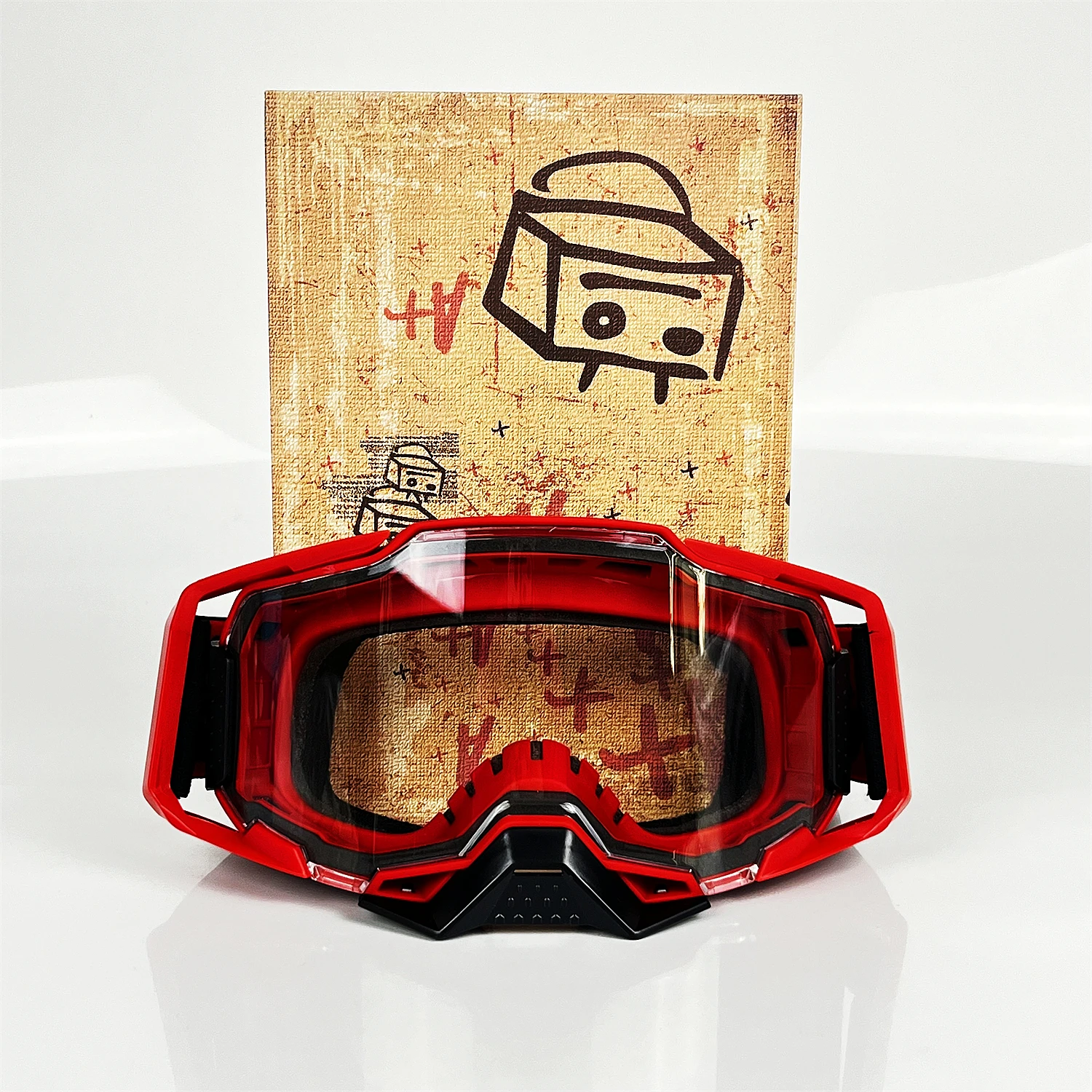 Motorcycle Goggles Dirt Bike Accessories Riding UV400 Men Motorcycle Glasses Cycling For Motocycles Mountain BikesBicycles MX AT image 5