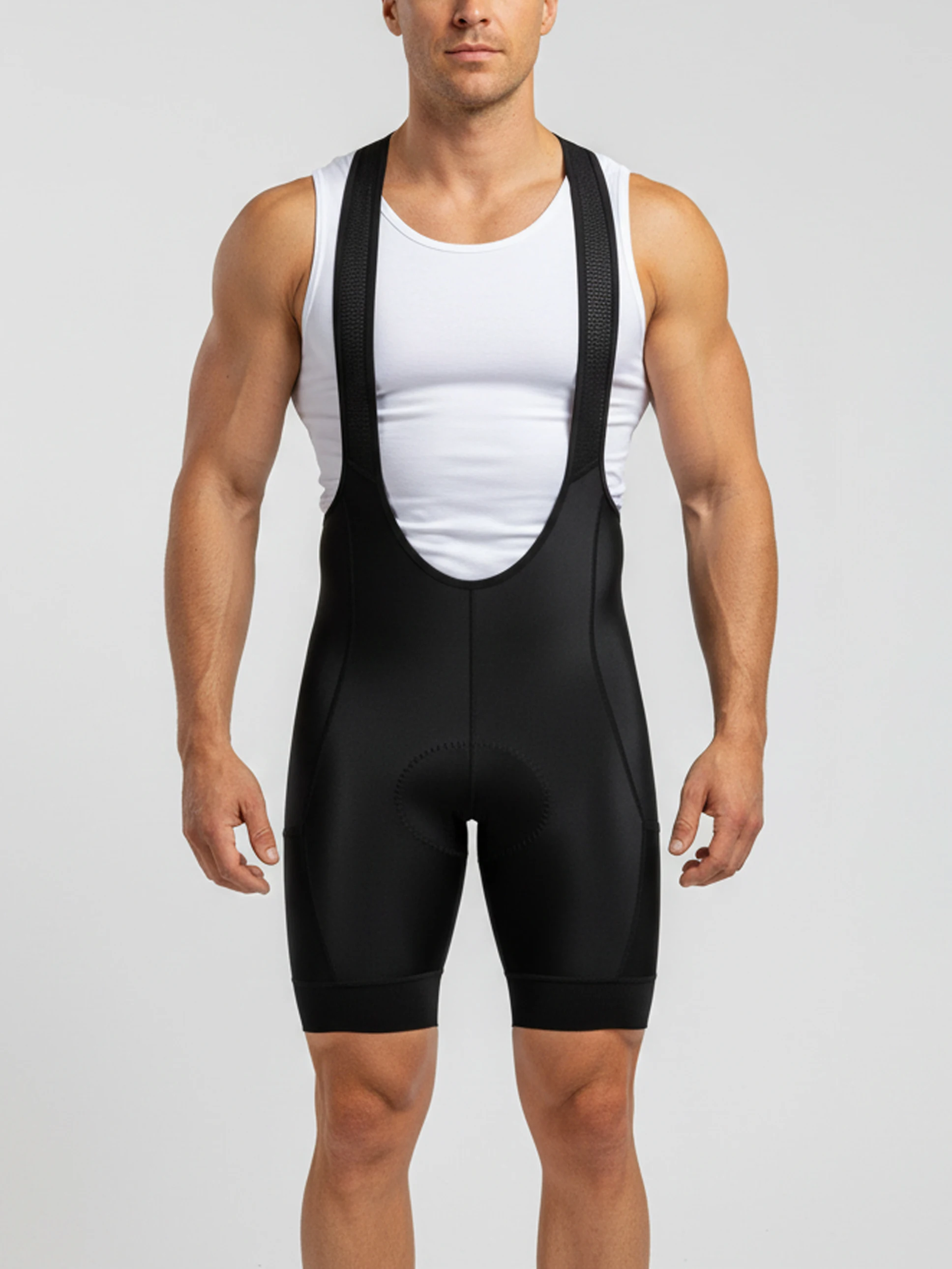 Neue Pro-Radsport-Trägerhose für den Sommer, atmungsaktiv, schnell trocknend, für Mountainbike und Rennrad, Herren, professionelles Schwammpolster, Fahrradbekleidung – Detail 1