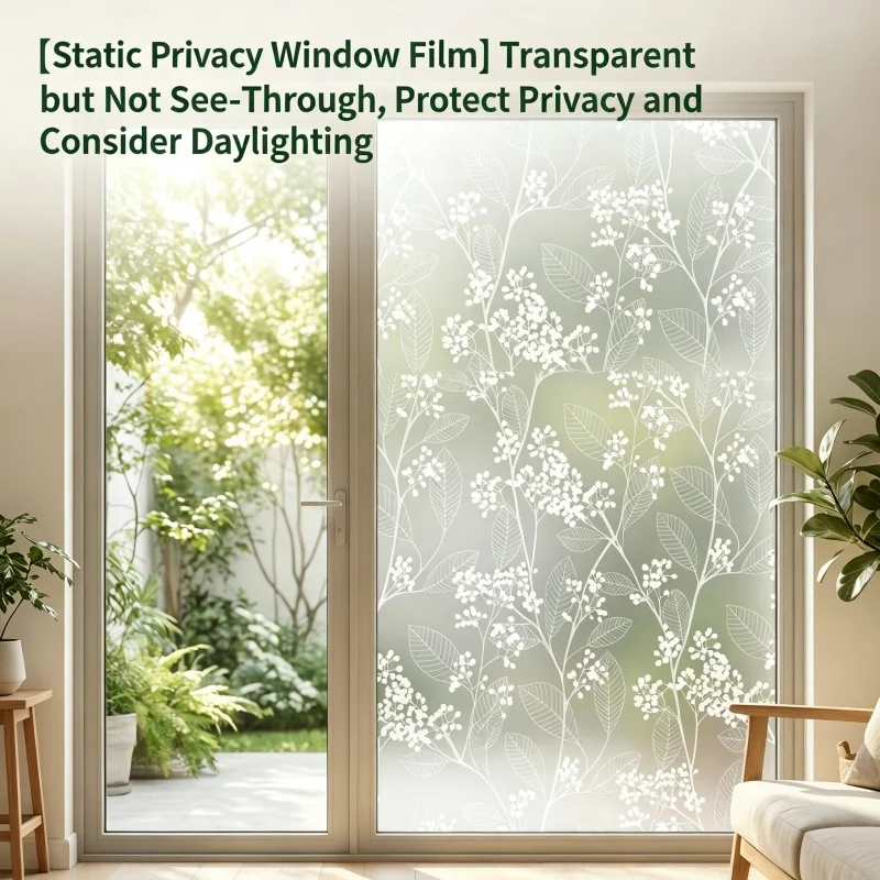 3D No Glue Glass Sticker electrostatic adsorption  for Glass Door Home and Office Heat Control Anti UV