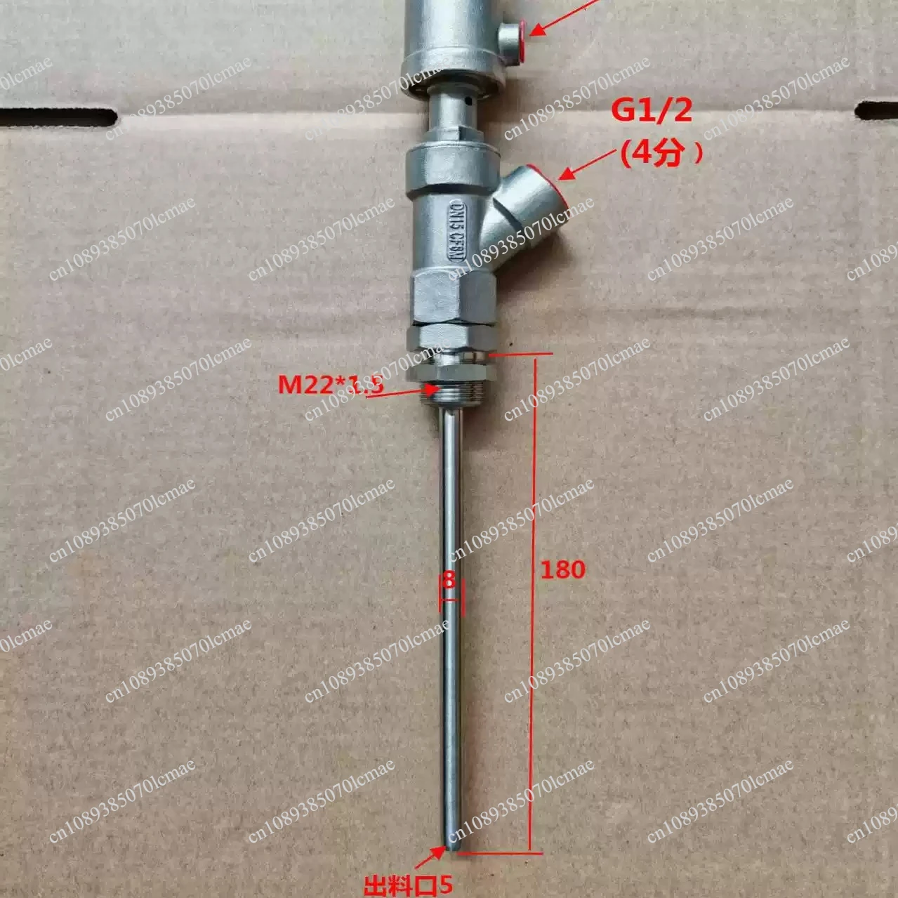 Filling Machine with Stainless Steel DN15 Extension Rod Anti-drip Pneumatic Discharge Nozzle Filling Valve Customization