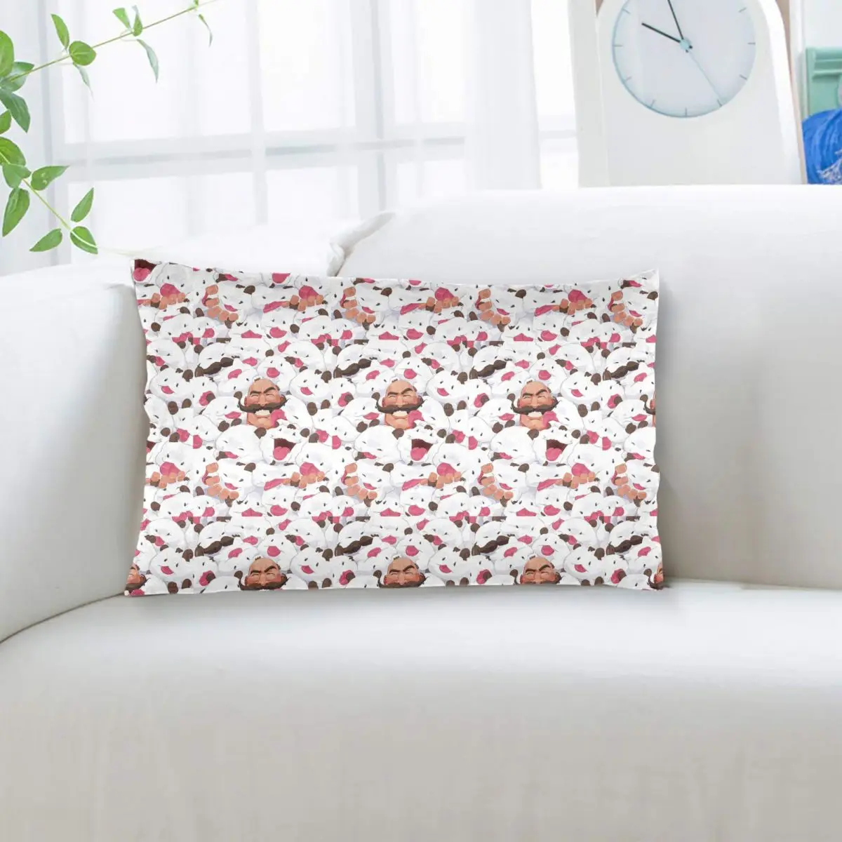 Poros League Battle Game Legends Rectangle Pillowcase Cushion Cover Decor Bedroom Bed Home Comfort Throw Pillow