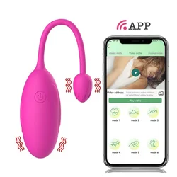 APP Remote Control Dildo Vibrator for Women Wireless Bluetooth G Spot Vibrator Female Clit Vibrating Panties Egg with 2 Motors