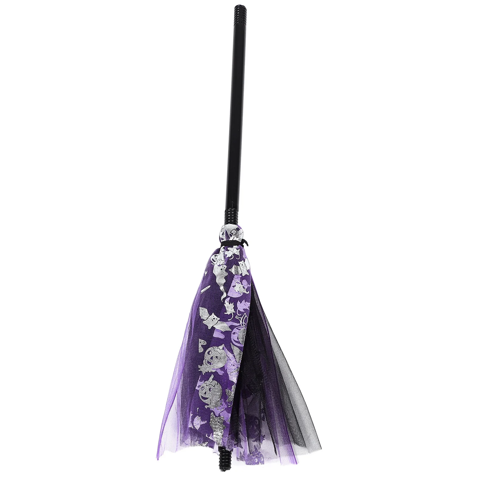 Halloween Witch Broom Detachable Child Size Broomstick for Kids Cosplay Party Decoration Halloween Witch Costume Accessory