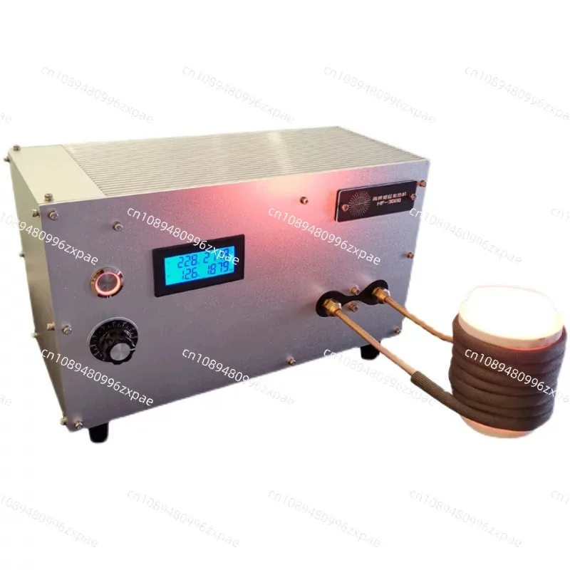 3000w ZVS High Frequency Induction Heating Machine For Melting Gold And Silver Iron Parts Annealing + Crucible 220V