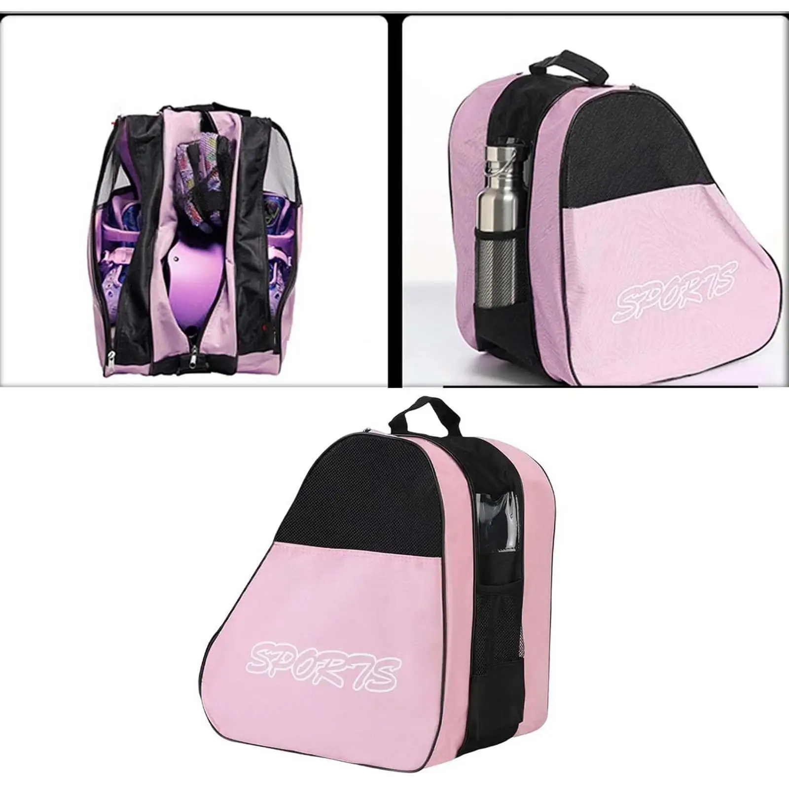 Roller Skates Bag Durable Skating Shoes Bag for Teenager Children Girls