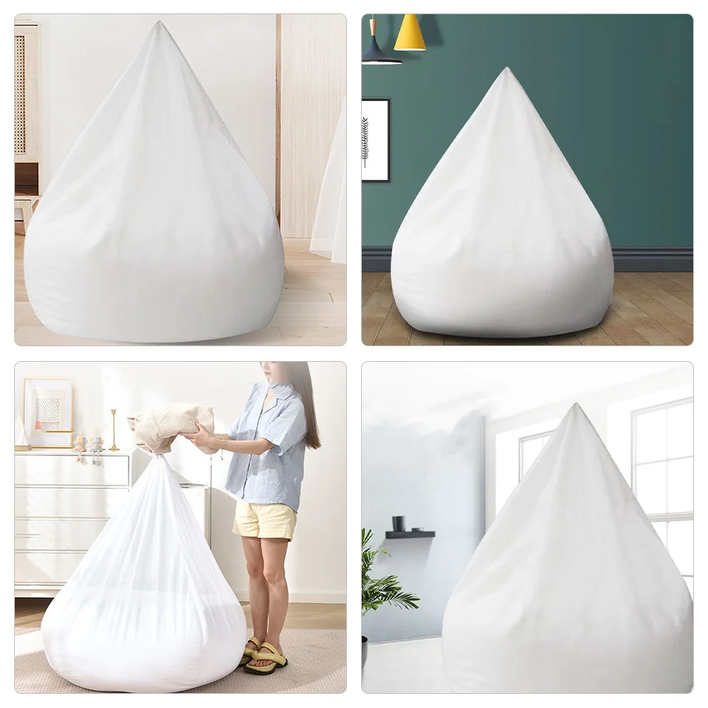 

HOLIDYOYO Lazy Sofa Inner Bag Replacement Washable Soft Mesh Liner Comfortable Bean Bag Cover for Living Room Furniture