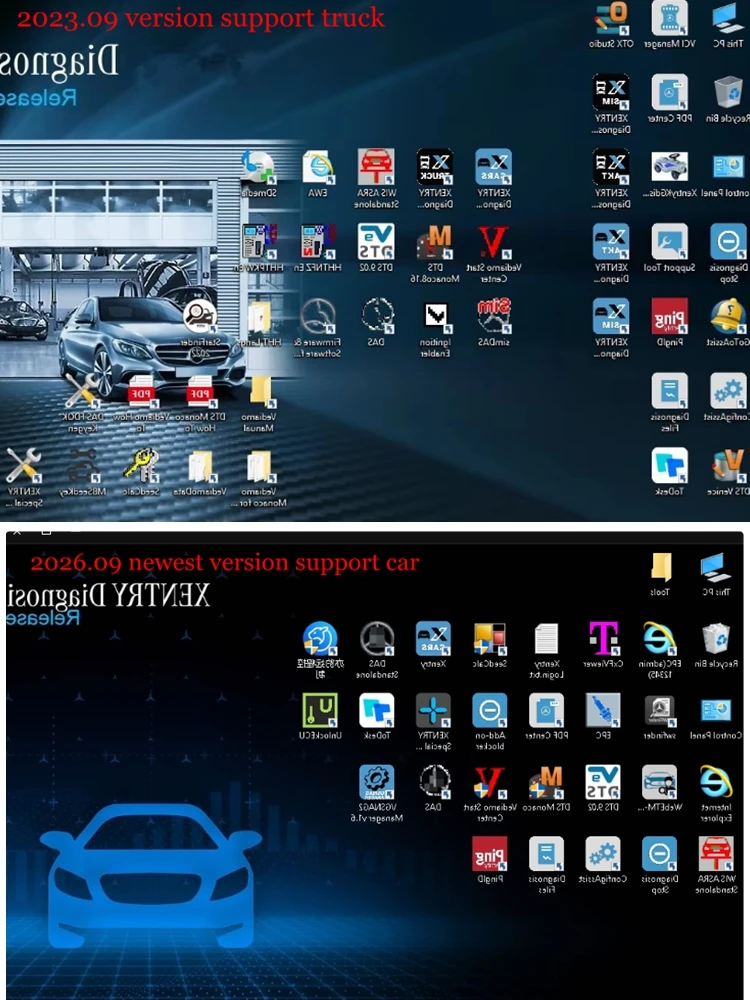 2026 DAS/EPC/WIS/Xtry/HHT in 512gb SSD/ 500g HDD for Mercedes MB Star C4 C5 support Car and Truck Diagnostic