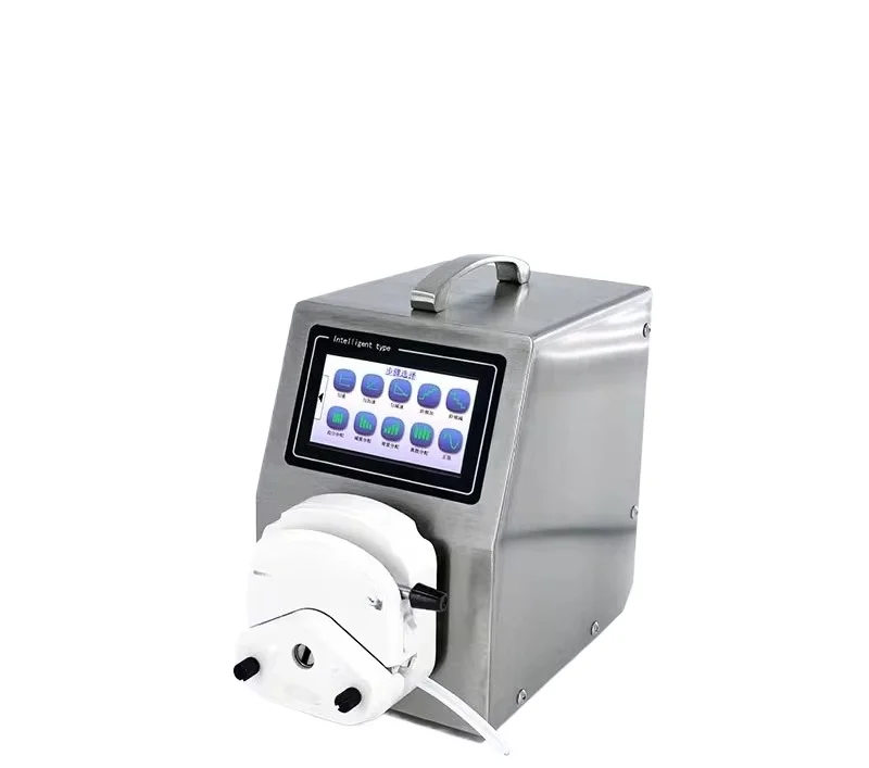 

Peristaltic pump laboratory microfluidic sinusoidal step incremental discrete